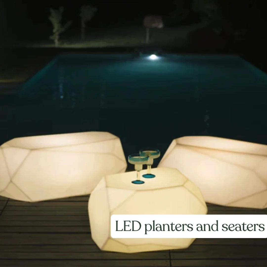 LED Planters and seaters