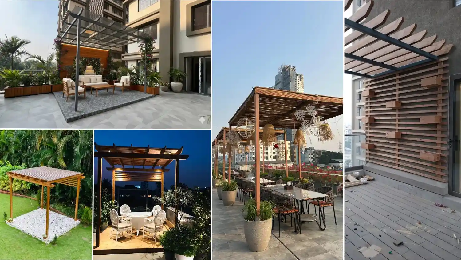 Pergola Design for Terraces & Balconies